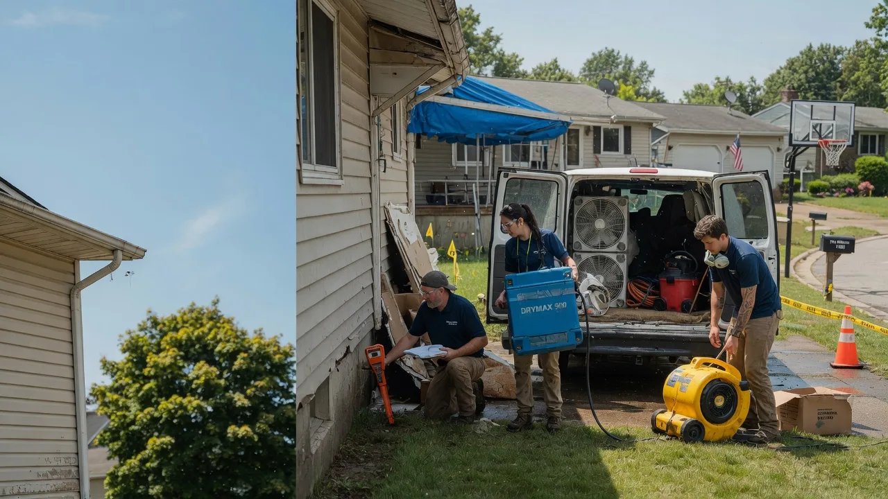 Ceiling Leak Cleanup in Madison, KS near me